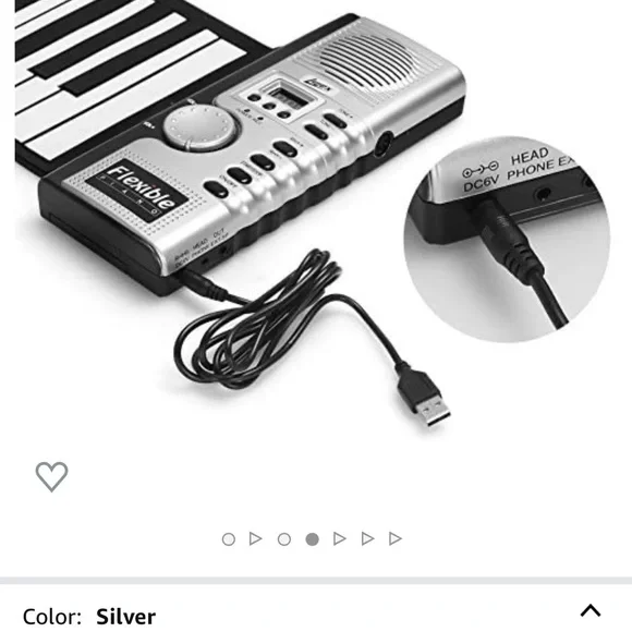 Electronic soft rollable keyboard piano - Picture 7 of 7